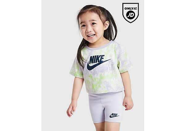 Nike ' Tie-Dye T-Shirt Shorts Set Infant Purple