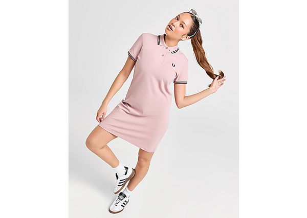 Fred Perry Twin Tipped Dress Pink- Dames Pink