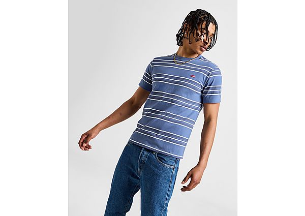 Levis LEVI'S Stripe Baby Tab T-Shirt Blue- Heren Blue
