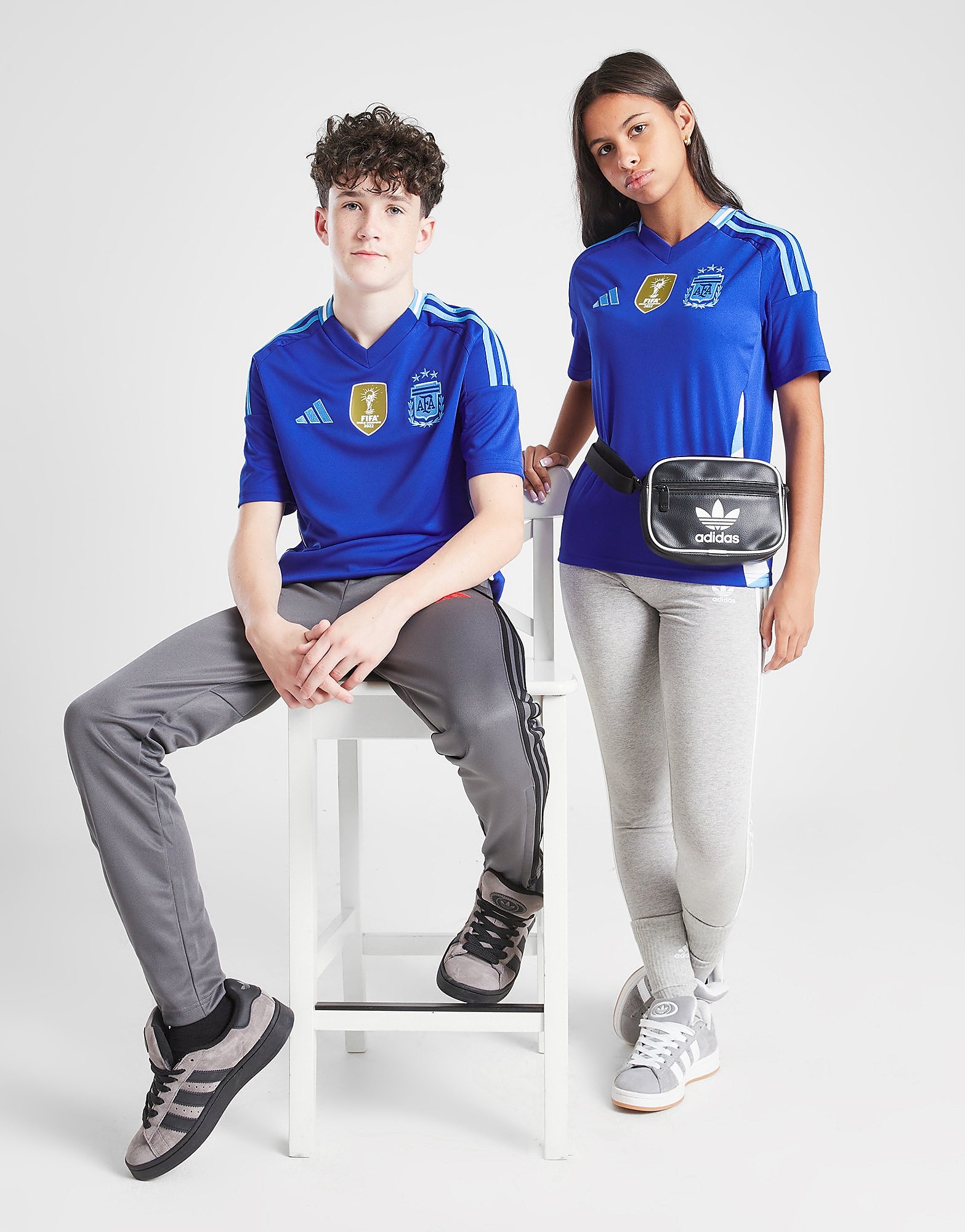 adidas Argentina 2024 Away Shirt Junior - Lucid Blue / Blue Burst, Lucid Blue / Blue Burst