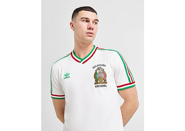 adidas Originals Mexico '85 Retro Away Shirt, Cloud White