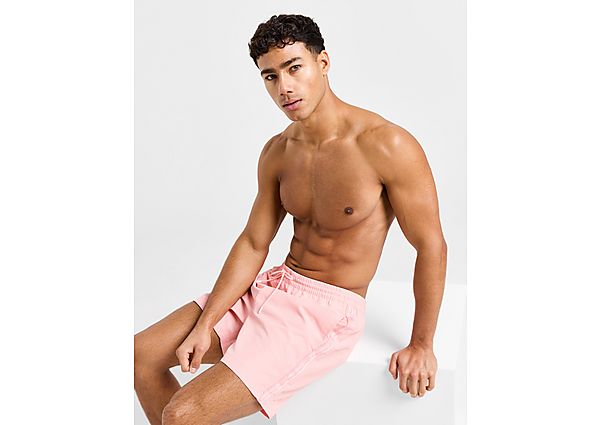 Calvin Klein Swim Tape Swim Shorts Pink- Heren Pink