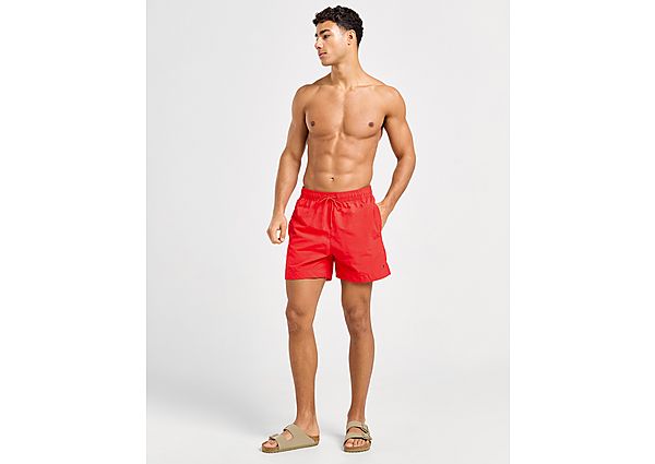 Tommy Hilfiger Small Flag Swim Shorts Red- Heren Red