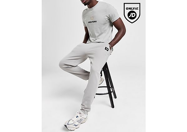 Fred Perry Badge Joggers Grey- Heren Grey