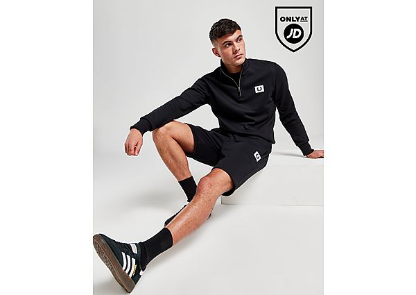 Fred Perry Badge Shorts Black- Heren Black