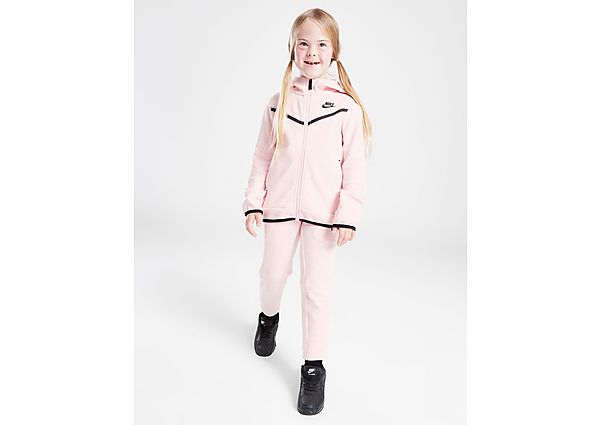 Nike ' Tech Fleece Full Zip Tracksuit Children Pink
