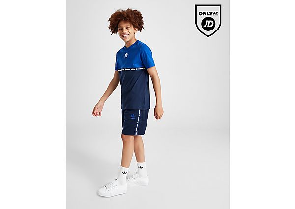 Adidas Originals Tape Shorts Junior Blue
