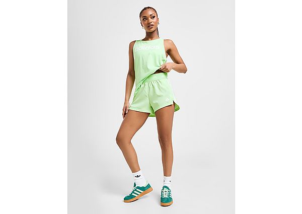 Adidas Hyperglam Woven Shorts Green- Dames Green