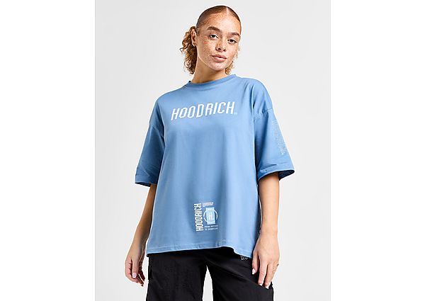 Hoodrich Azure V2 Boyfriend T-Shirt Blue- Dames Blue