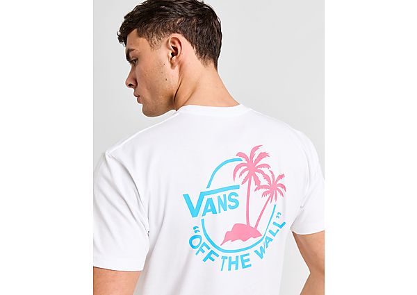 Vans Dual Palm T-Shirt - Mens, White