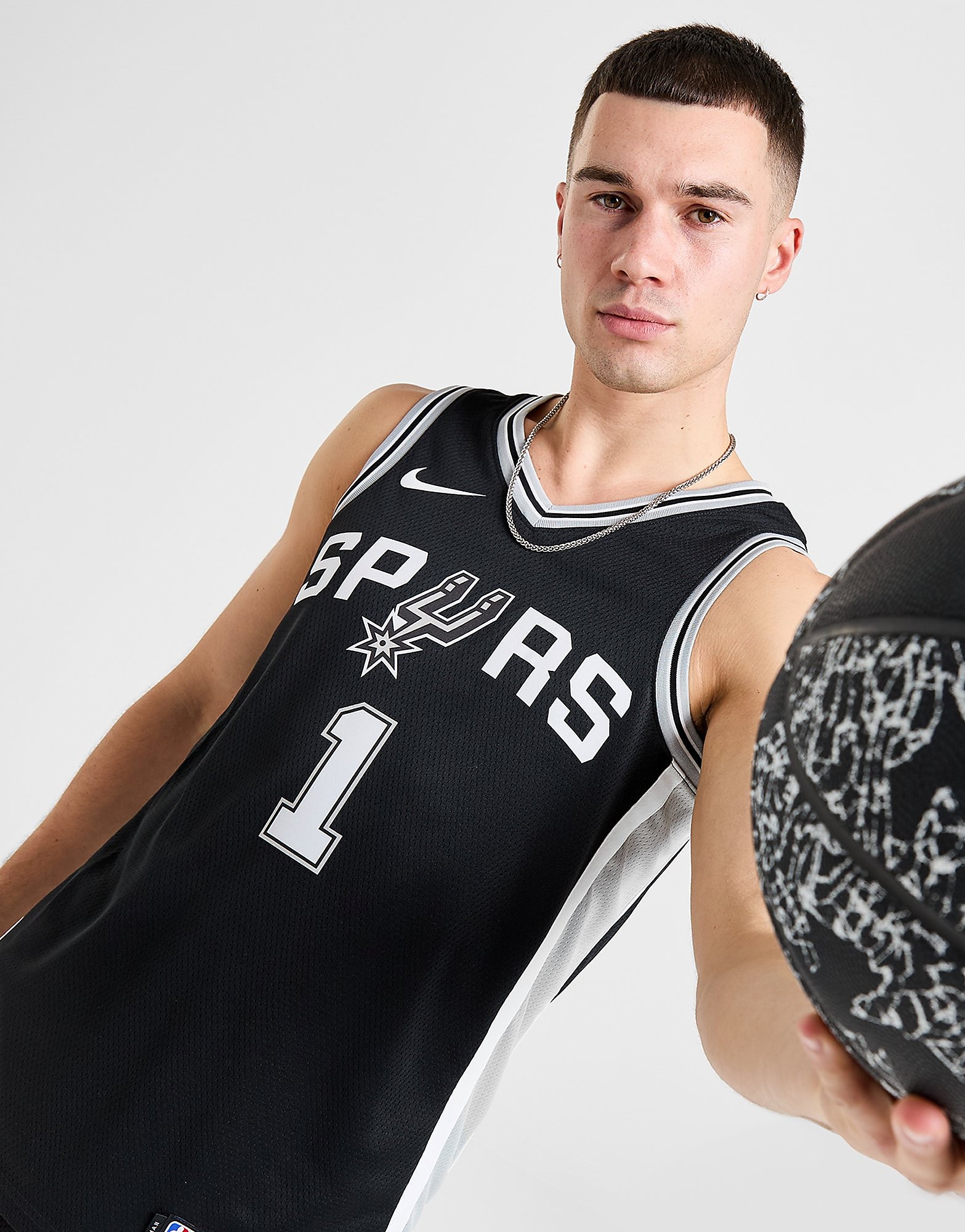 Nike Maillot NBA San Antonio Spurs Wembanyama #1 Icon Homme