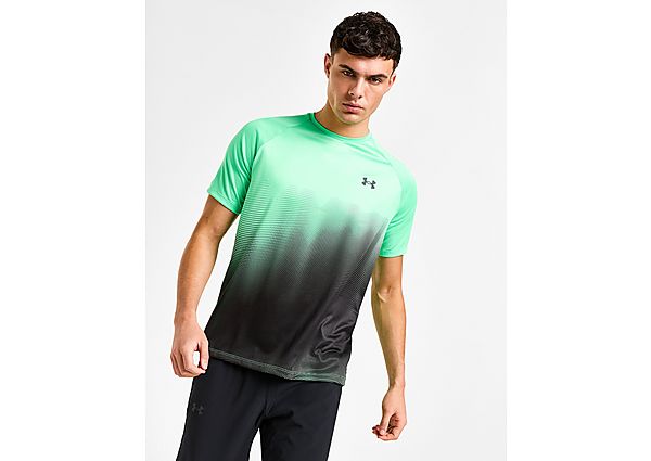 Under Armour Tech Fade T-Shirt Green- Heren Green
