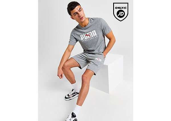Puma Sportswear Shorts Grey- Heren Grey