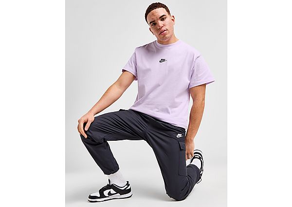 Nike Club T-Shirt Purple- Heren Purple