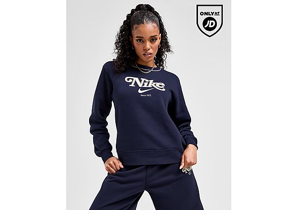 Nike Energy Crew Sweatshirt Navy- Dames Navy