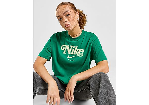 Nike Energy Boyfriend T-Shirt Green- Dames Green