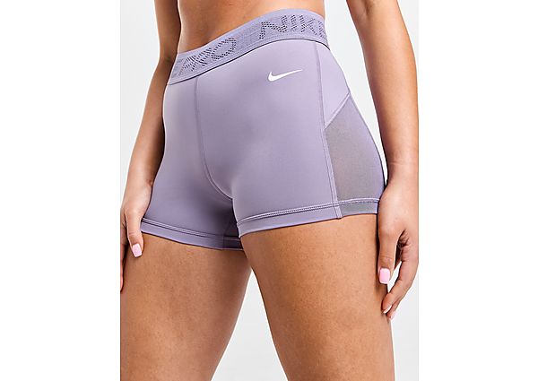 Nike Training Pro 3" Mesh Shorts Purple- Dames Purple