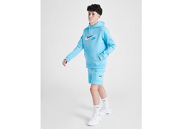 Nike Double Swoosh Cargo Shorts Junior Blue