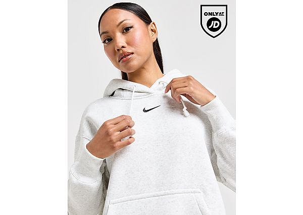 Nike Oversized hoodie voor dames Sportswear Phoenix Fleece Grey- Dames Grey