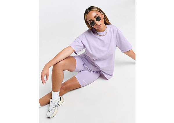Nike Sportswear Essentials Tee T-shirts violet mist white maat: XS beschikbare maaten:XS S M L