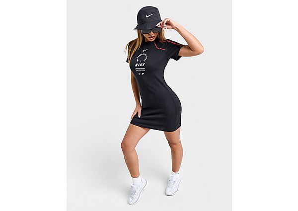 Nike Sportswear Short-sleeve Dress Jurken black maat: XS beschikbare maaten:XS S M L