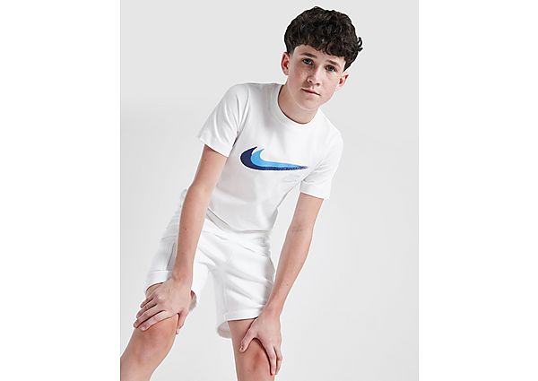 Nike Double Swoosh T-Shirt Junior White