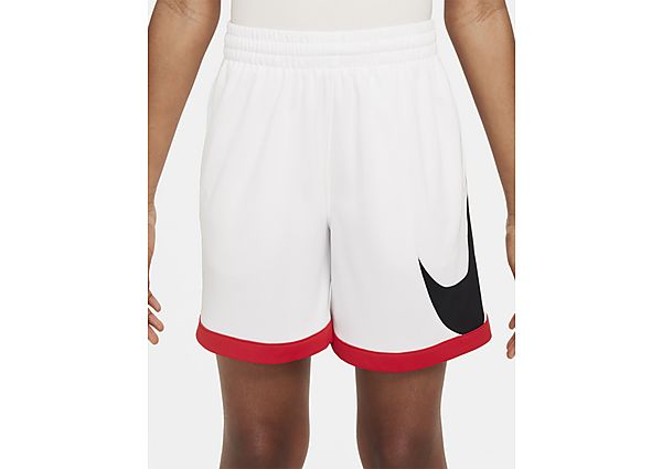 Nike Basketball Swoosh Shorts Junior White Kind White