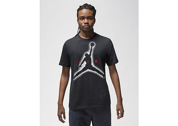 Jordan Large Jumpman T-Shirt Black- Heren Black