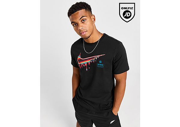 Nike Heatwave Drip T-Shirt Black- Heren Black