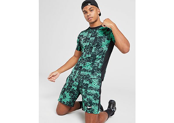 Nike Academy All Over Print Shorts Green- Heren Green