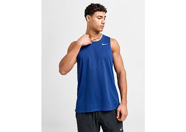 Nike Miler Vest Blue- Heren Blue