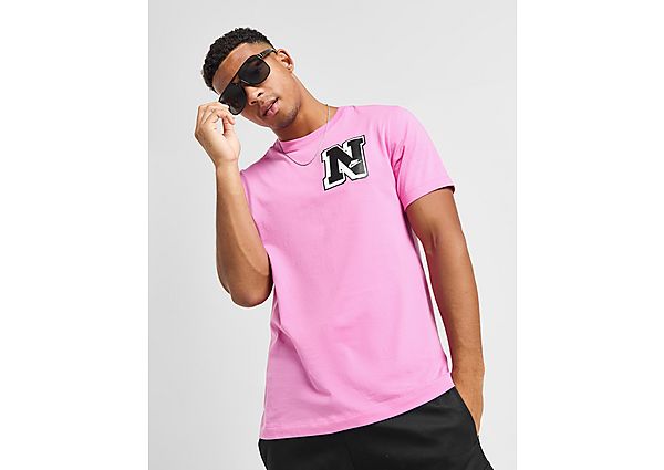 Nike Club Script T-Shirt Pink- Heren Pink