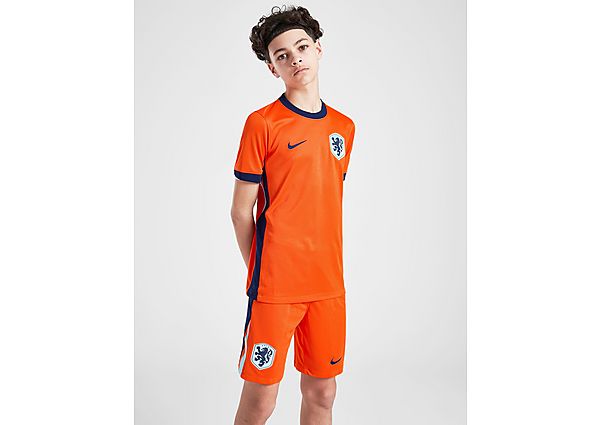 Nike Netherlands 2024 Home Shorts Junior - Mens, Orange