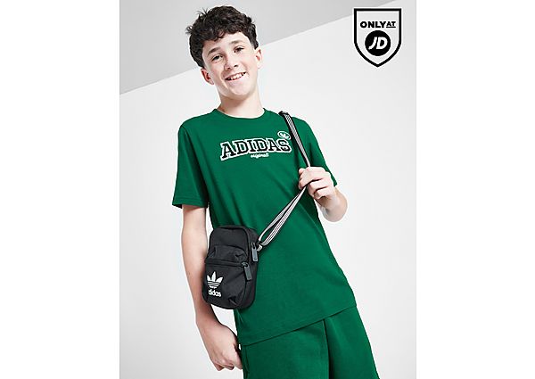 Adidas Originals Collegiate Logo T-Shirt Junior Green Kind Green