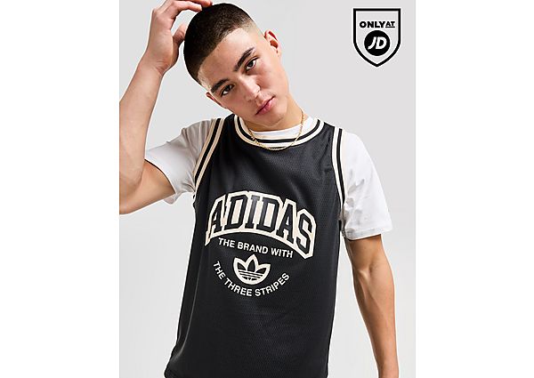 Adidas Originals Varsity Basketball Vest Black- Heren Black