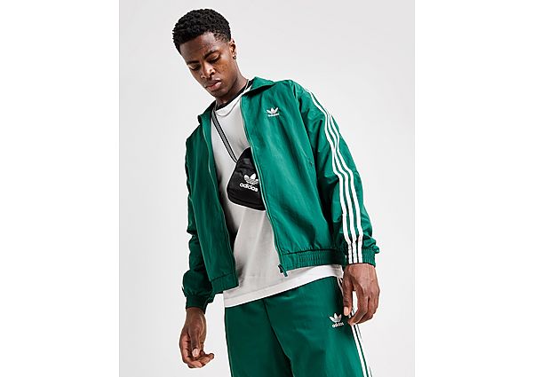 Adidas Originals 3-stripes Woven Firebird Trainingsjack Trainingsjassen Heren collegiate green maat: XL beschikbare maaten:S M L XL