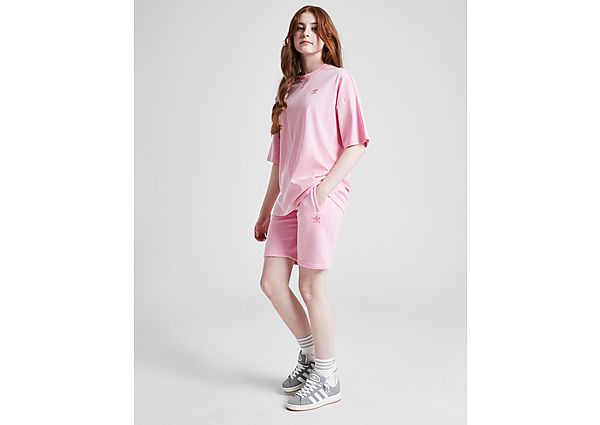 adidas Originals Girls' Fleece Shorts Junior Pink