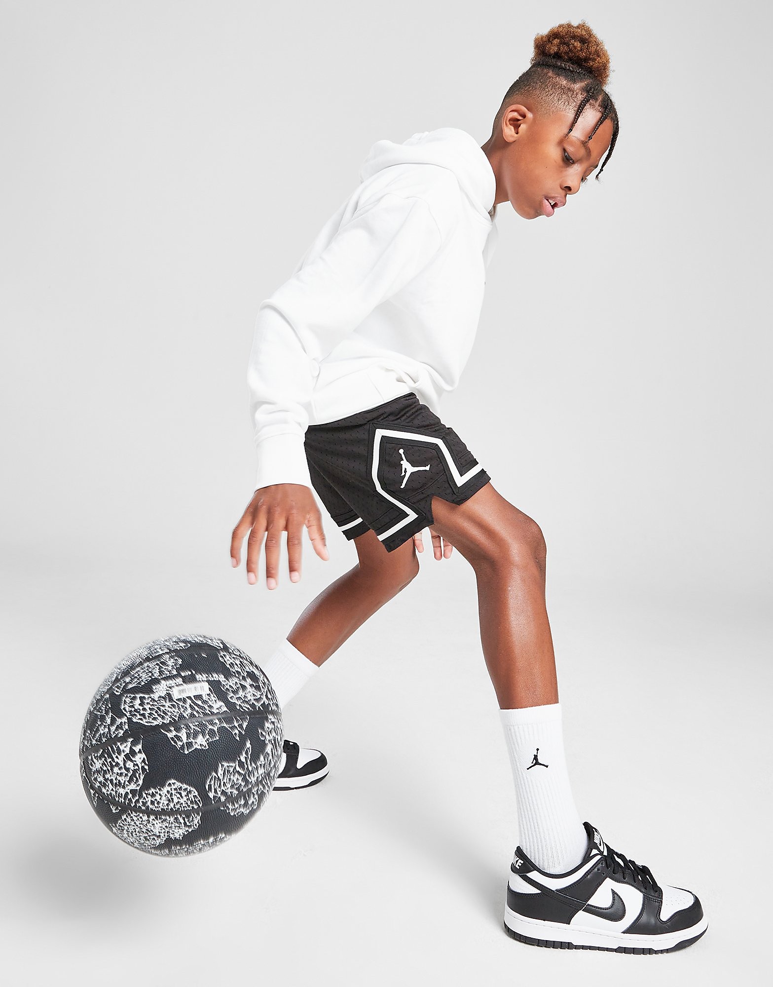 Jordan Pantaloncino Diamond Junior, nero