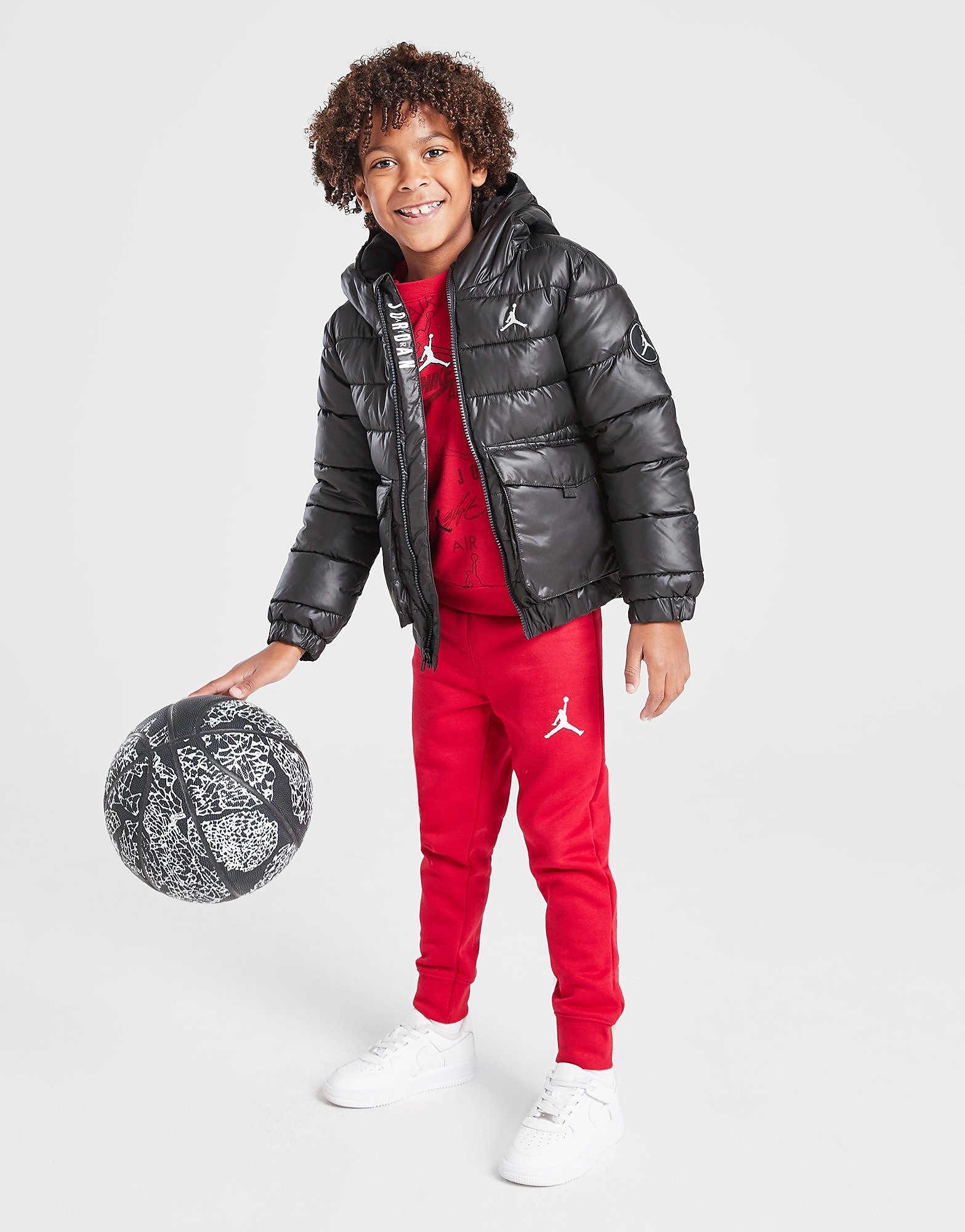 Jordan Quilted Padded Giacca Bambino