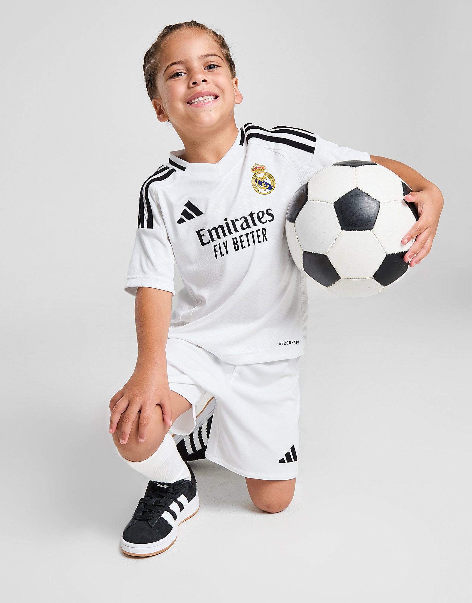 adidas Real Madrid 2024/25 Home Kit Children - WHITE, WHITE