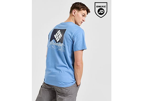 Columbia Webster T-Shirt Blue- Heren Blue