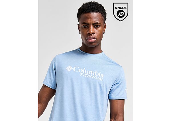 Columbia Titanium T-Shirt Blue- Heren Blue