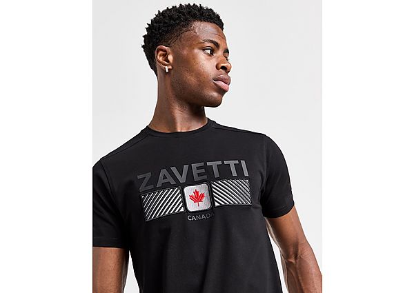 Zavetti Canada Ovello T-Shirt Black- Heren Black