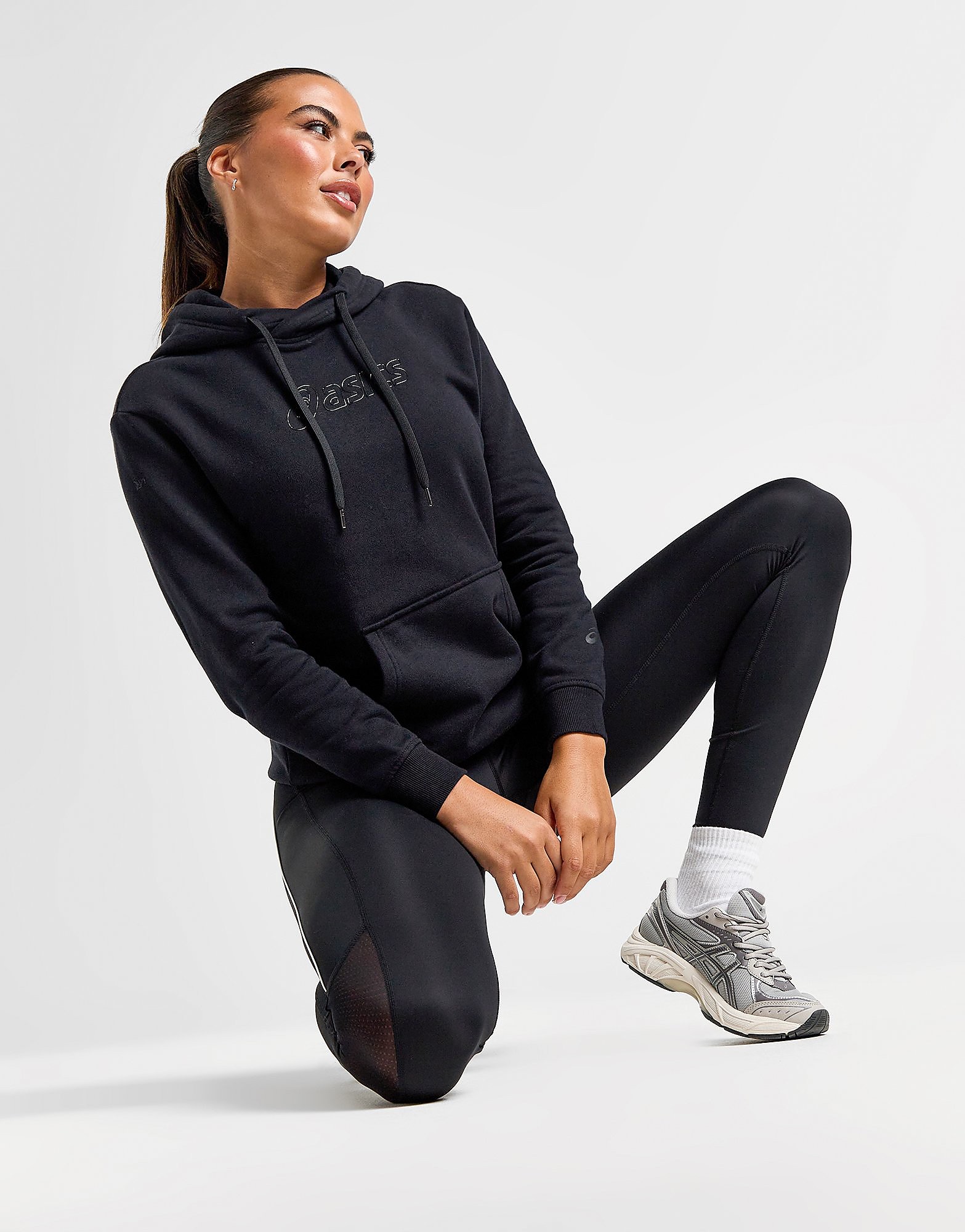 Logo Overhead Hoodie - Damen, Schwarz - female - Size: XS