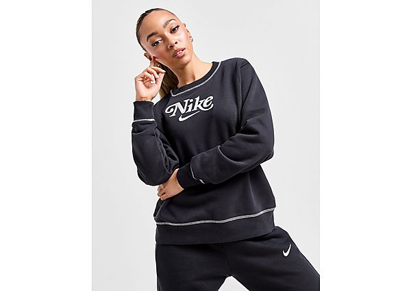 Nike Energy Crew Sweatshirt Black- Dames Black