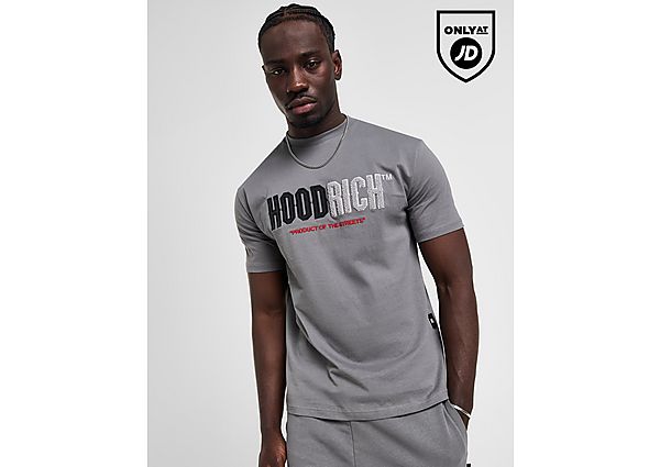 Hoodrich Fade T-Shirt Grey- Heren Grey