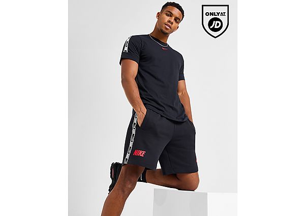 Nike Repeat Tape Shorts Black- Heren Black