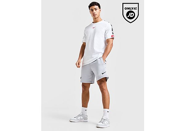 Nike Repeat Tape Shorts Grey- Heren Grey