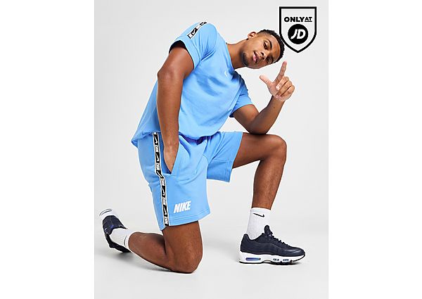 Nike Repeat Tape Shorts Blue- Heren Blue