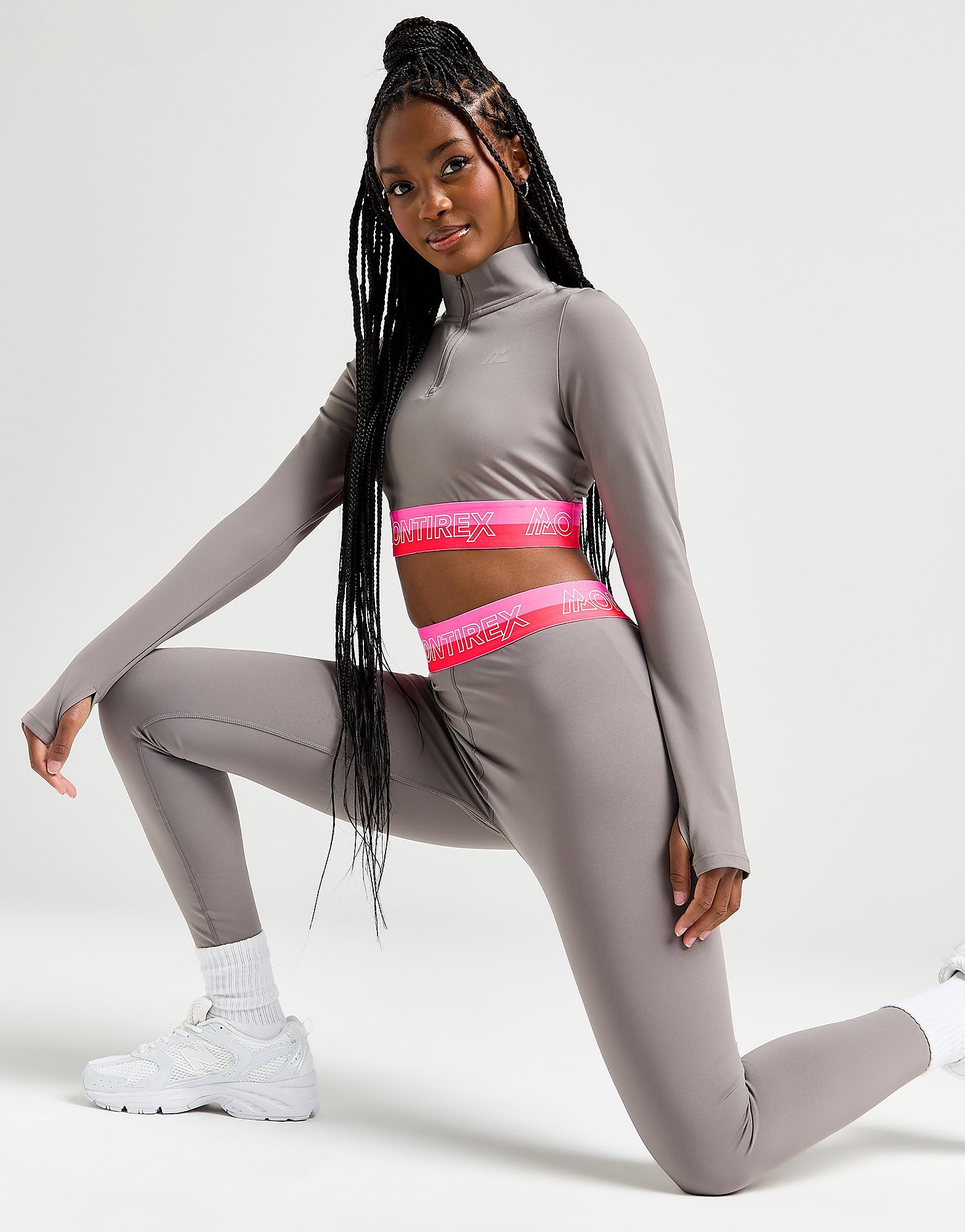 MONTIREX Crop Top Zippé Icon Femme